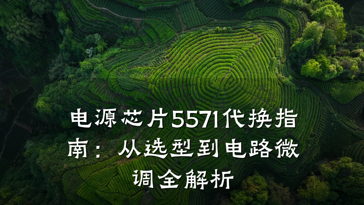 电源芯片5571代换指南：从选型到电路微调全解析