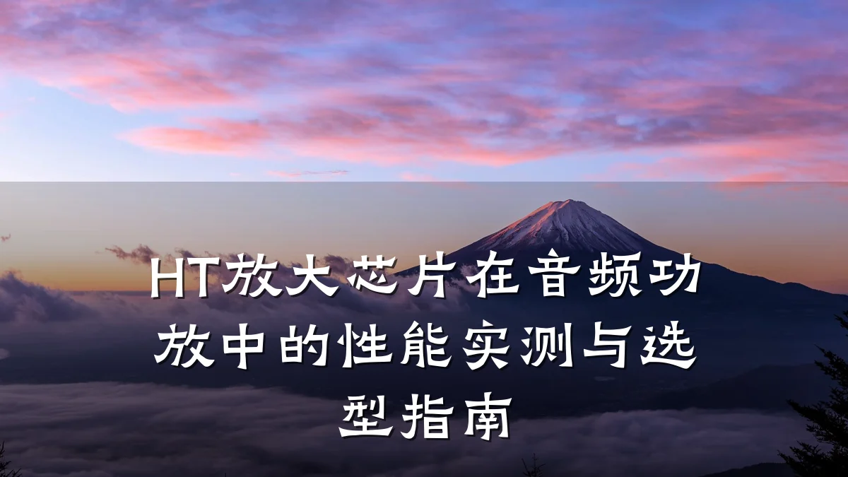 HT放大芯片在音频功放中的性能实测与选型指南
