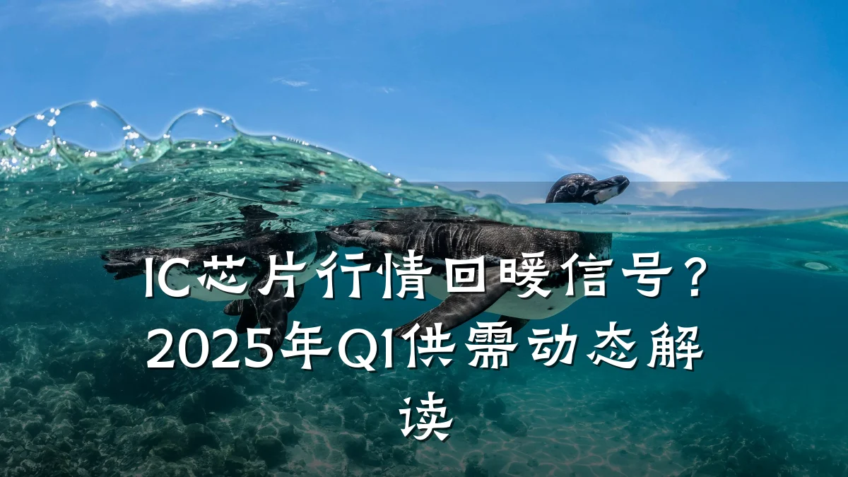 IC芯片行情回暖信号?2025年Q1供需动态解读
