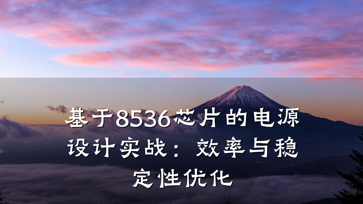 基于8536芯片的电源设计实战：效率与稳定性优化