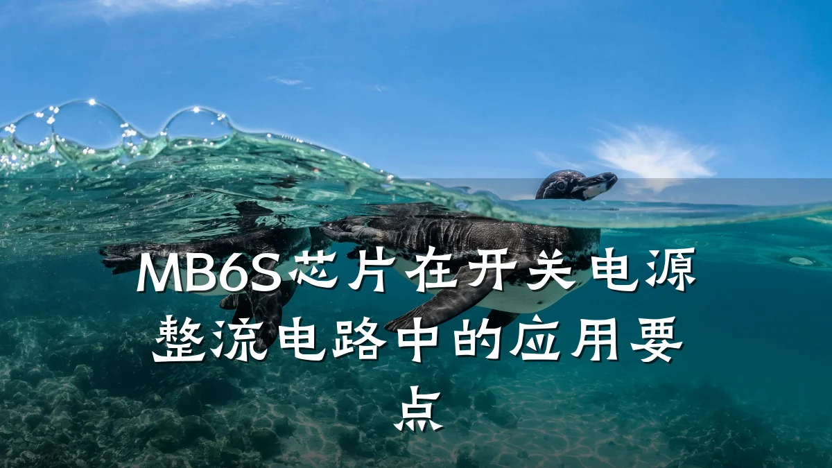MB6S芯片在开关电源整流电路中的应用要点
