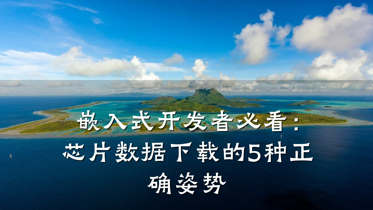 嵌入式开发者必看:芯片数据下载的5种正确姿势