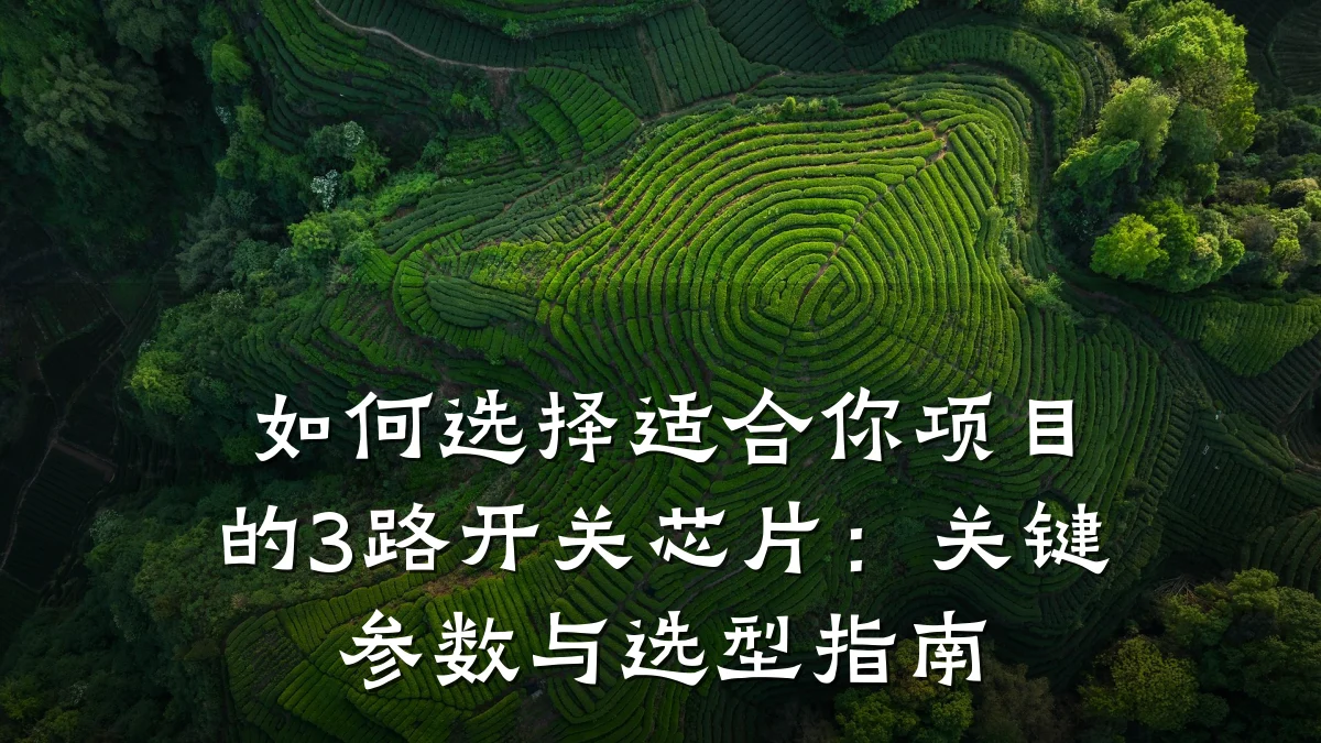如何选择适合你项目的3路开关芯片:关键参数与选型指南