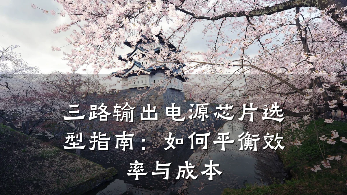 三路输出电源芯片选型指南:如何平衡效率与成本