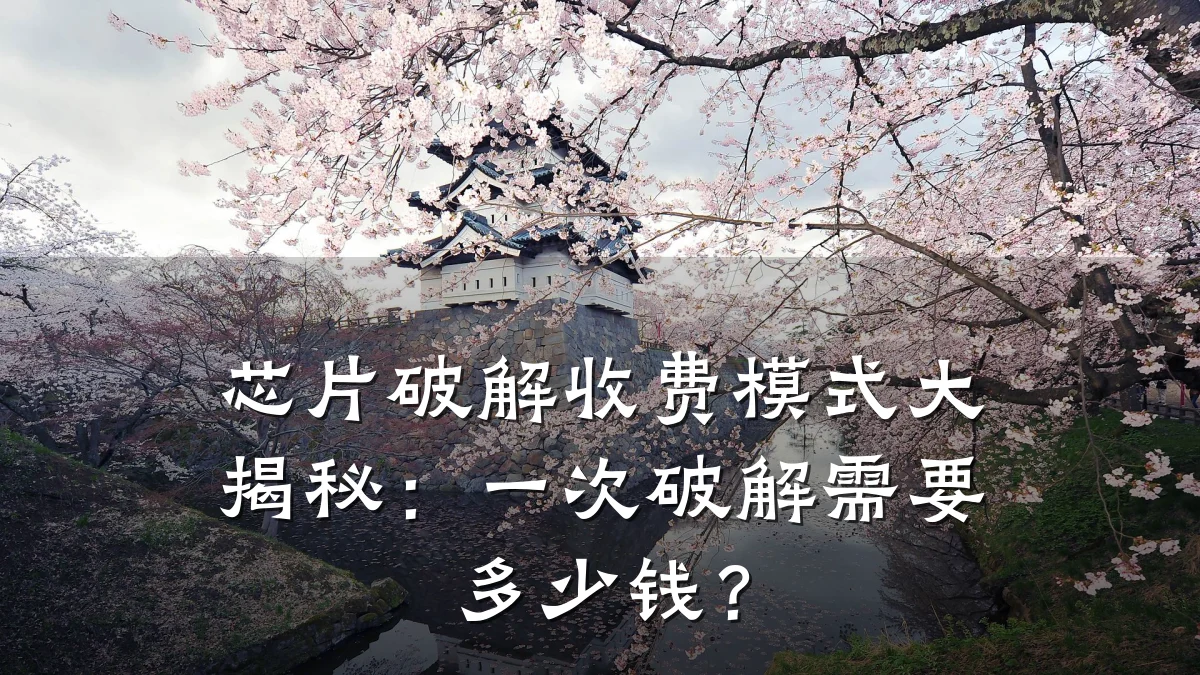 芯片破解收费模式大揭秘:一次破解需要多少钱?