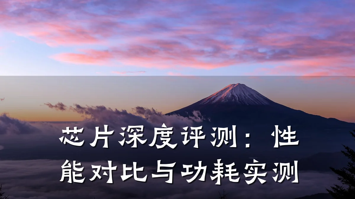 芯片深度评测:性能对比与功耗实测