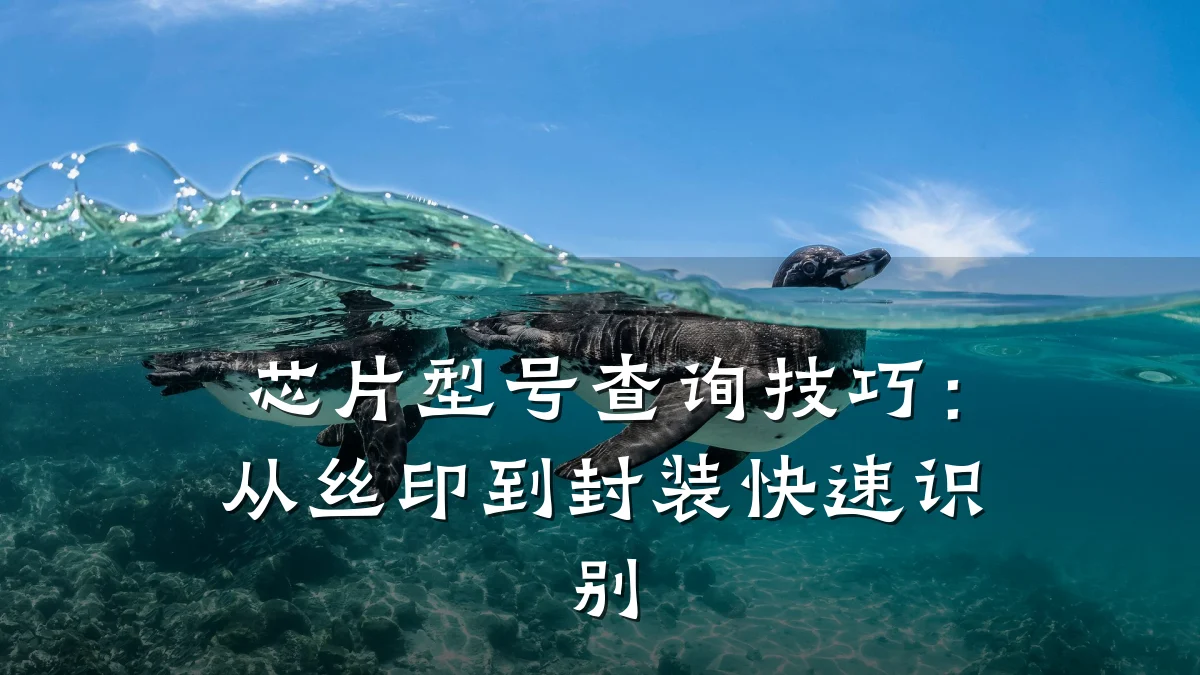 芯片型号查询技巧:从丝印到封装快速识别