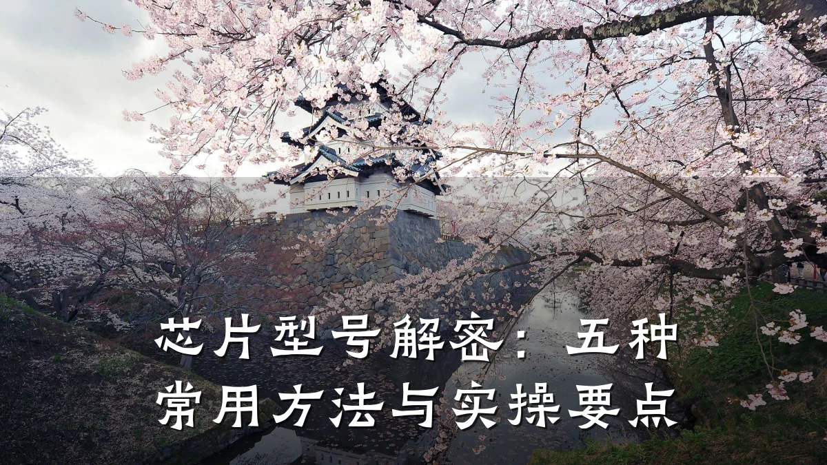 芯片型号解密:五种常用方法与实操要点