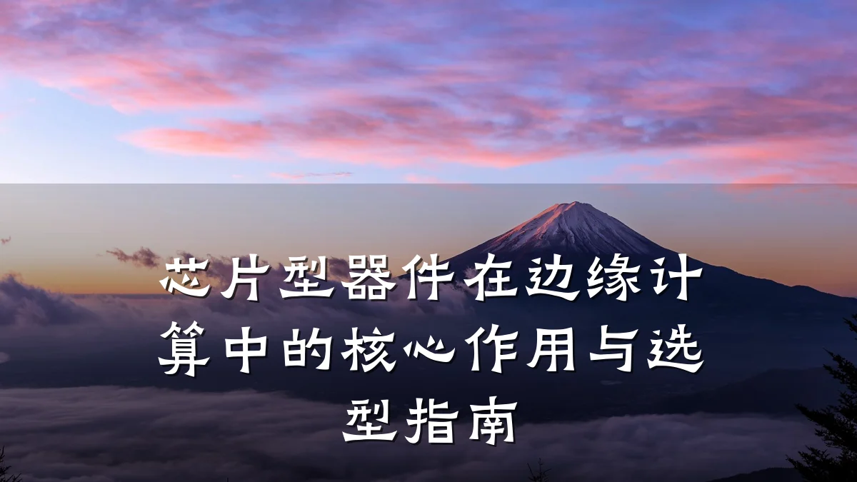 芯片型器件在边缘计算中的核心作用与选型指南