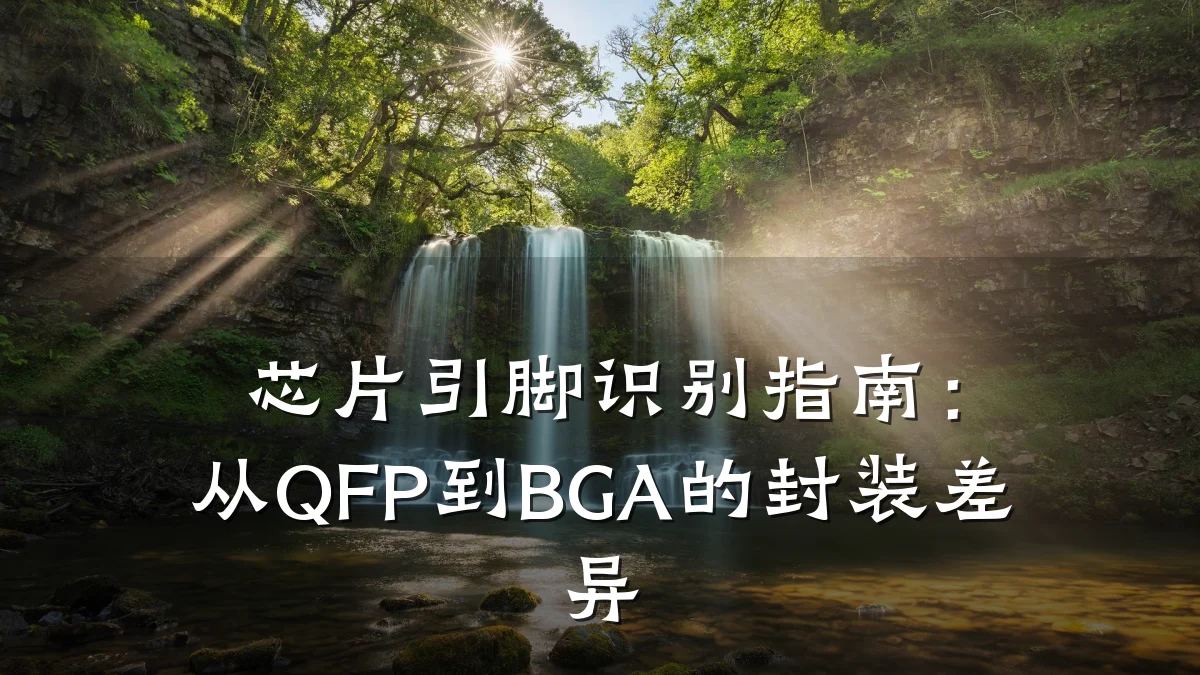 芯片引脚识别指南:从QFP到BGA的封装差异