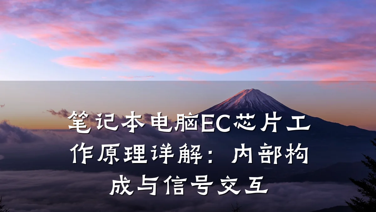 笔记本电脑EC芯片工作原理详解:内部构成与信号交互