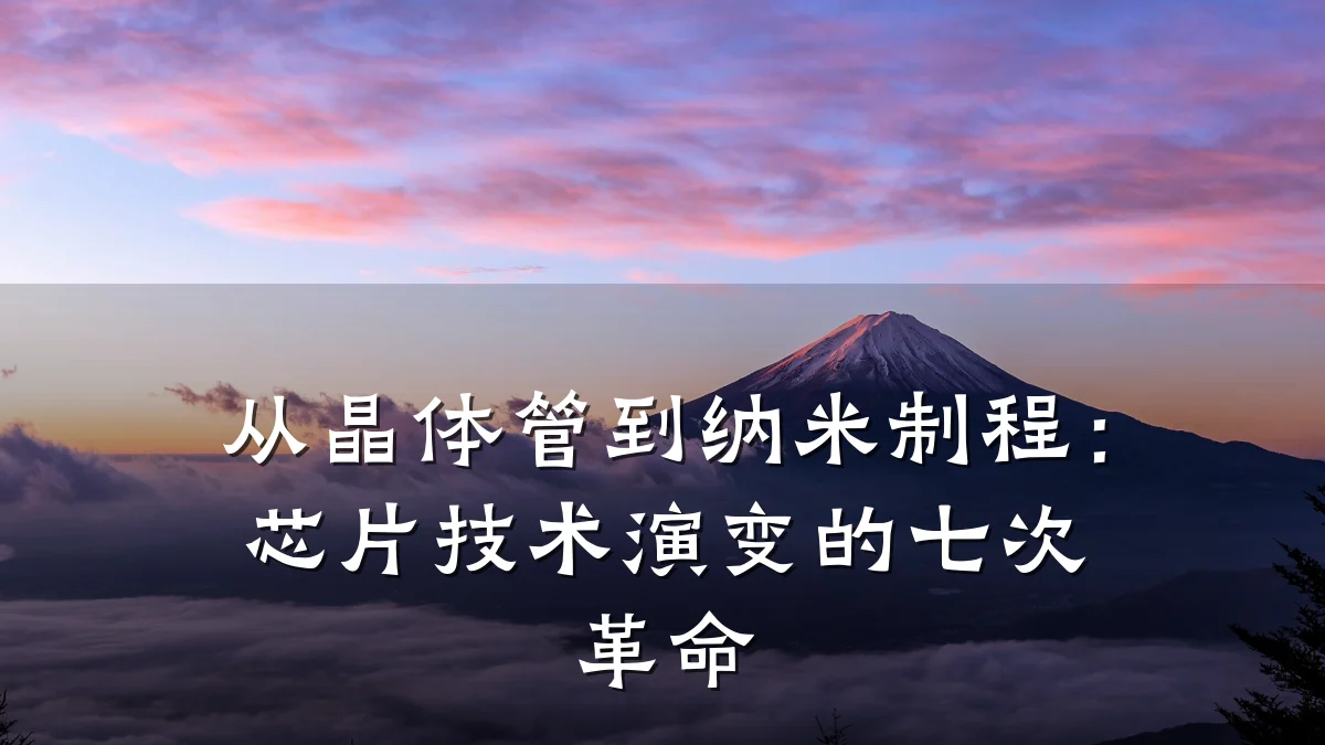 从晶体管到纳米制程:芯片技术演变的七次革命