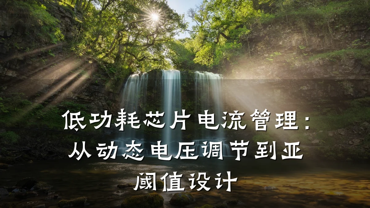 低功耗芯片电流管理:从动态电压调节到亚阈值设计