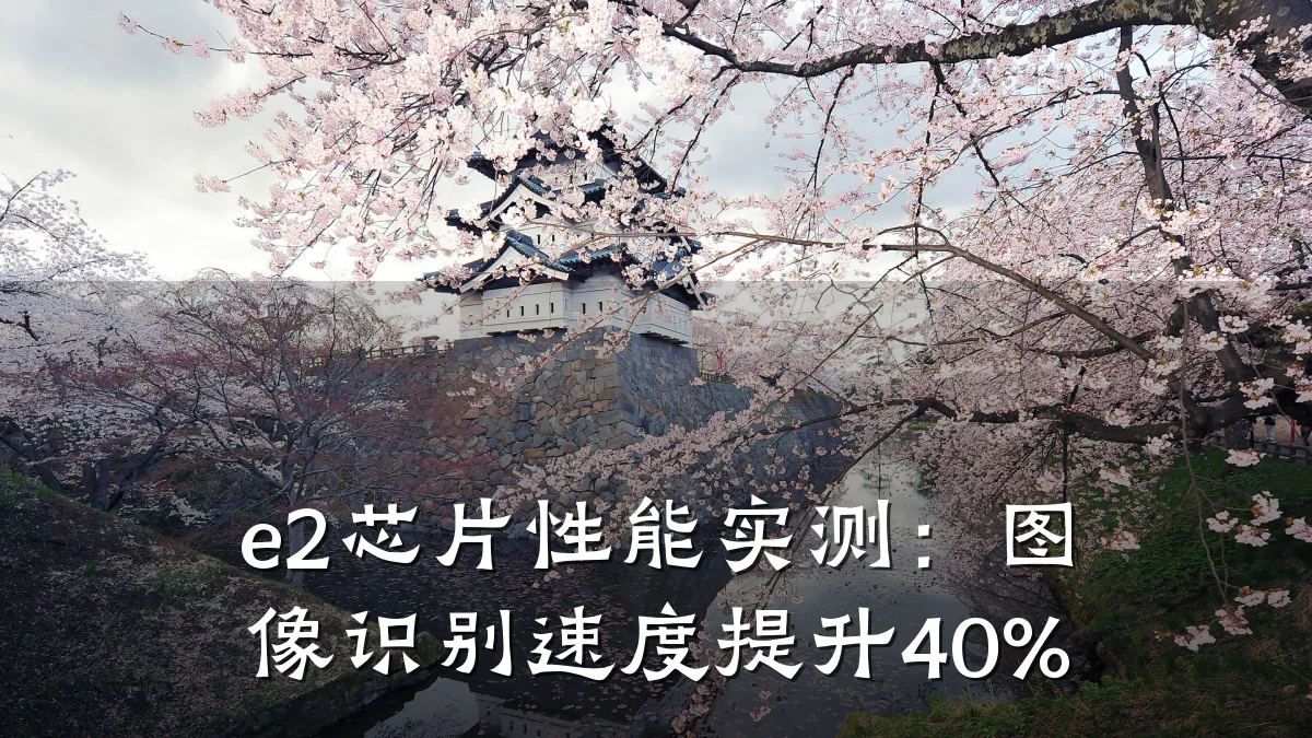 e2芯片性能实测:图像识别速度提升40%