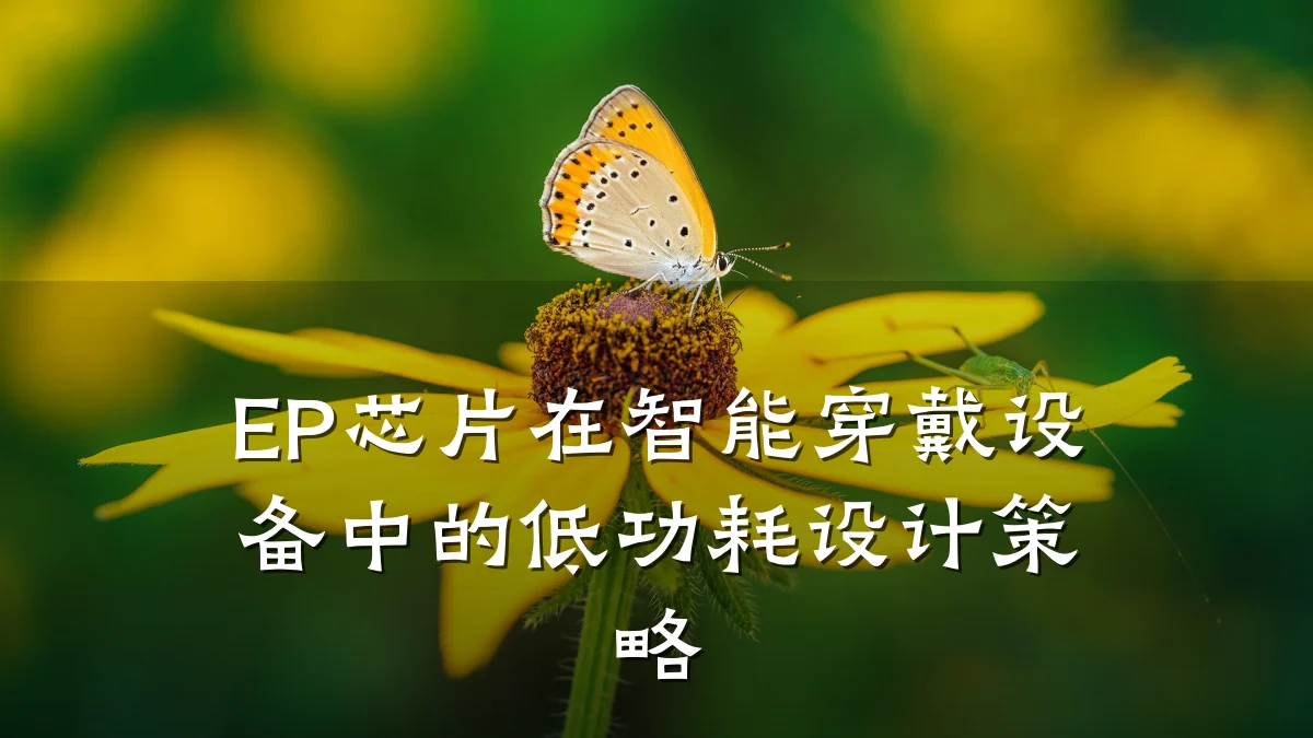 EP芯片在智能穿戴设备中的低功耗设计策略
