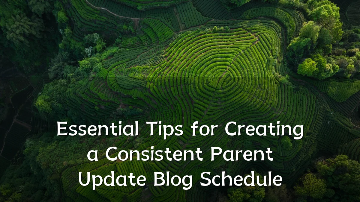 Essential Tips for Creating a Consistent Parent Update Blog Schedule