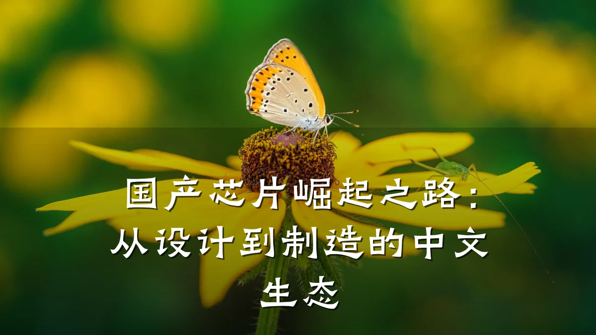 国产芯片崛起之路：从设计到制造的中文生态