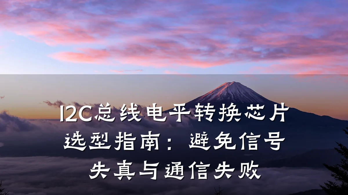 I2C总线电平转换芯片选型指南:避免信号失真与通信失败