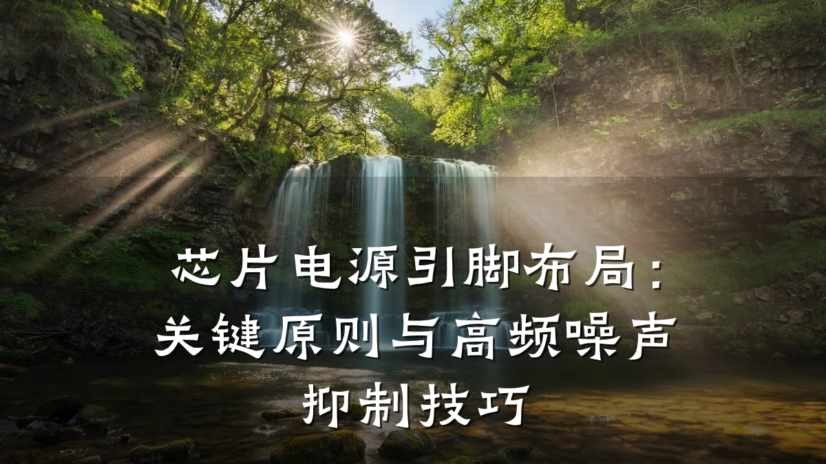 芯片电源引脚布局:关键原则与高频噪声抑制技巧