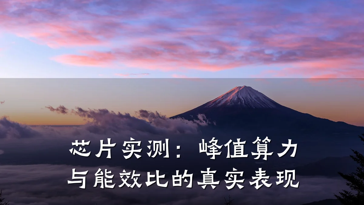 芯片实测:峰值算力与能效比的真实表现