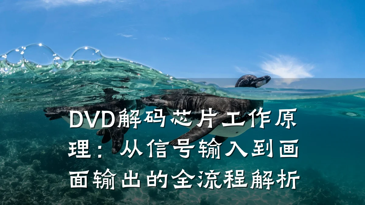 DVD解码芯片工作原理:从信号输入到画面输出的全流程解析
