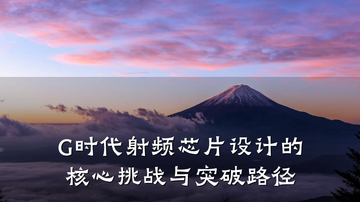 G时代射频芯片设计的核心挑战与突破路径