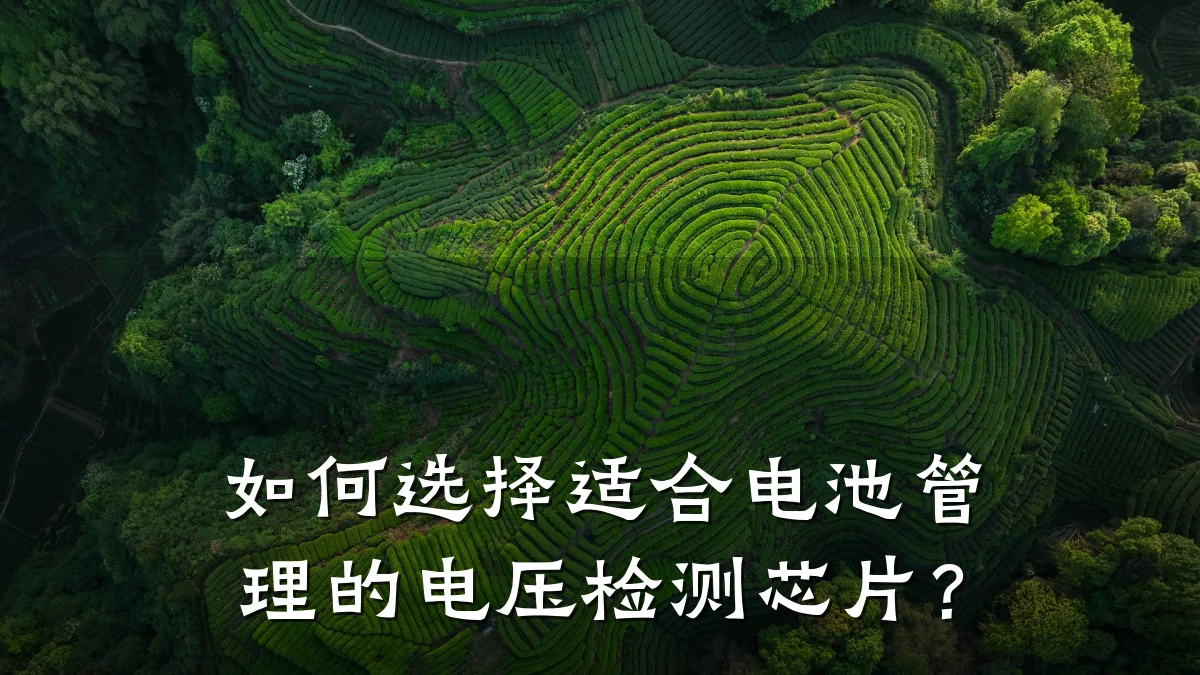 如何选择适合电池管理的电压检测芯片?