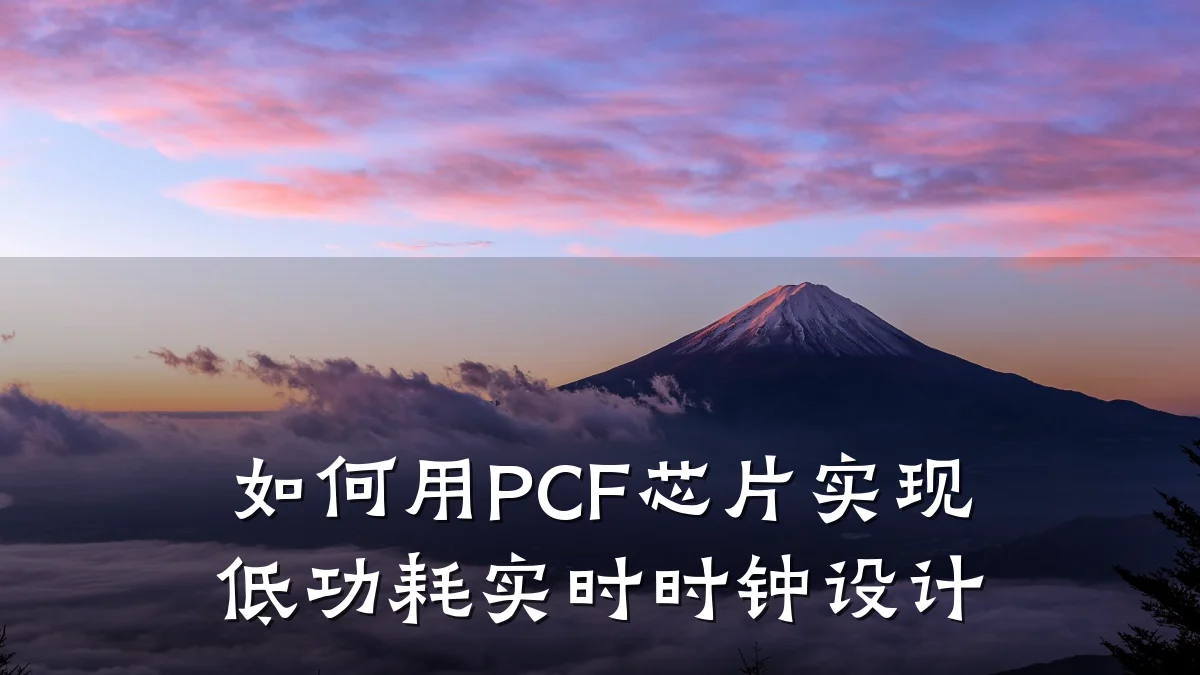 如何用PCF芯片实现低功耗实时时钟设计