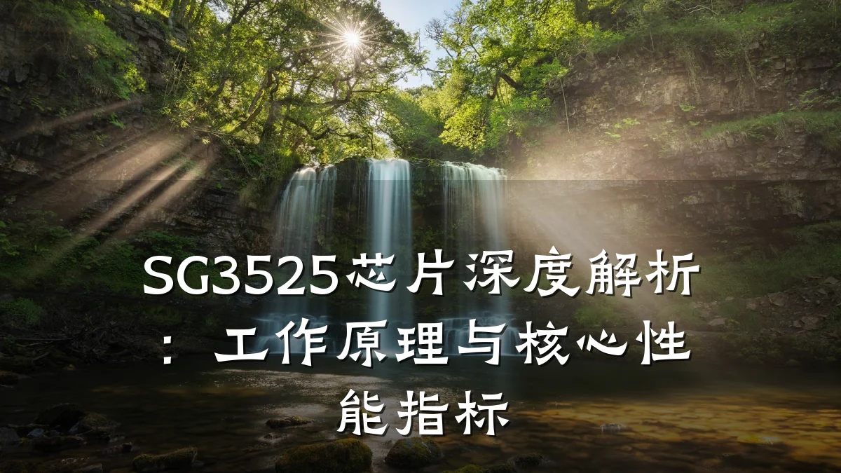 SG3525芯片深度解析：工作原理与核心性能指标