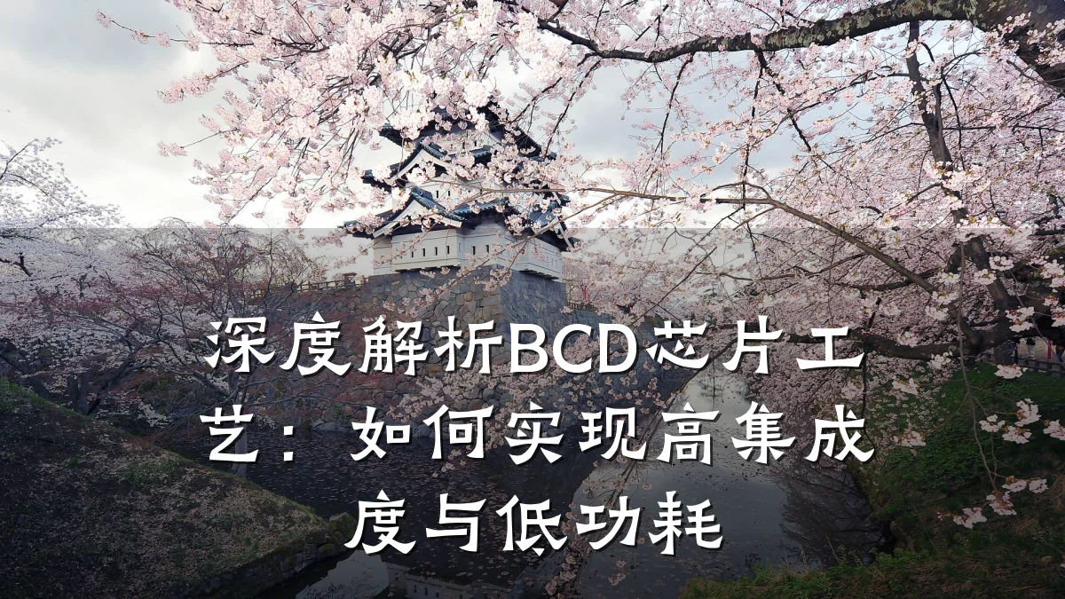 深度解析BCD芯片工艺:如何实现高集成度与低功耗