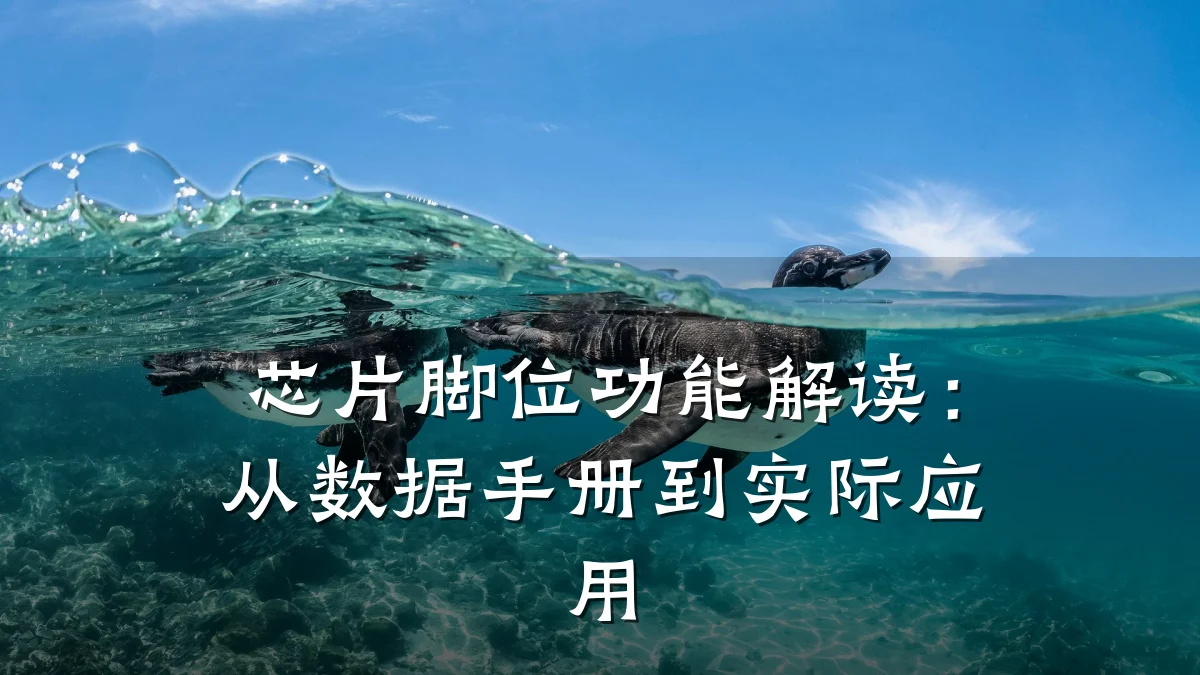 芯片脚位功能解读:从数据手册到实际应用