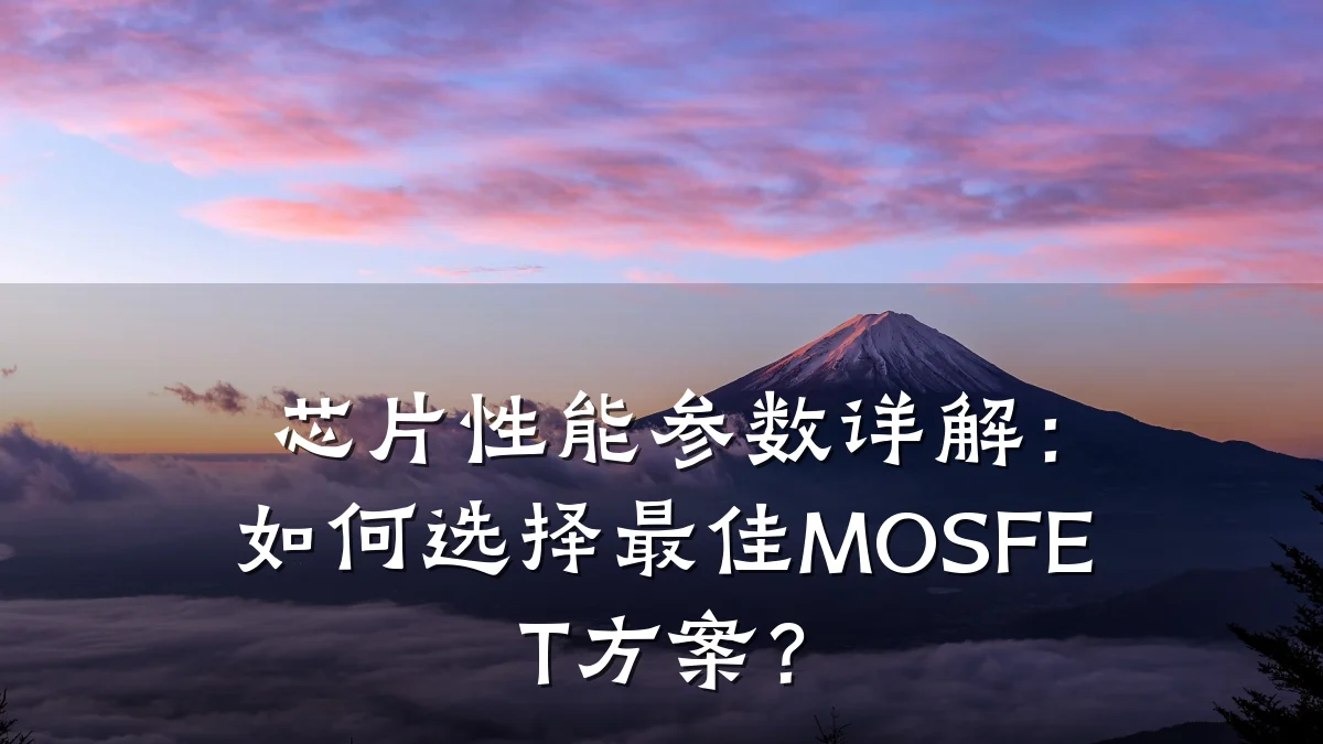 芯片性能参数详解:如何选择最佳MOSFET方案?