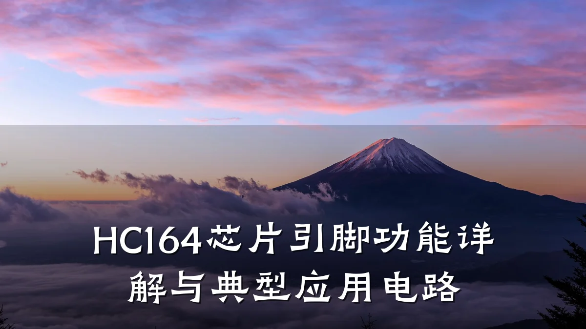HC164芯片引脚功能详解与典型应用电路