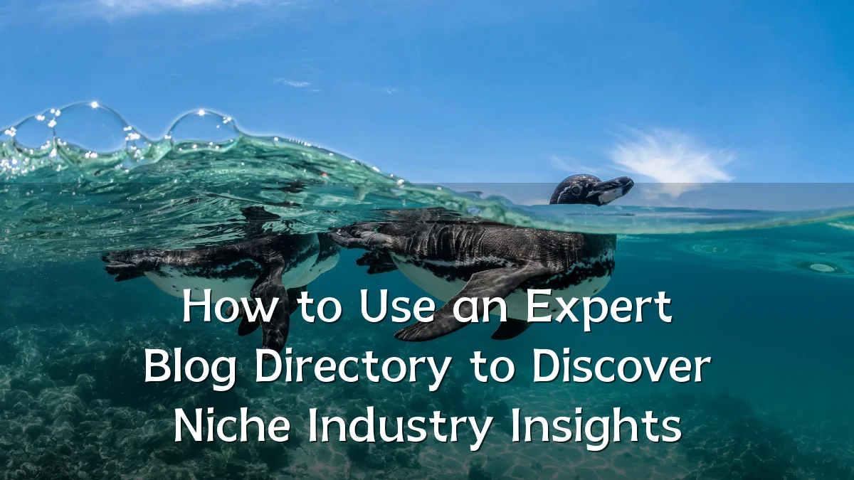 How to Use an Expert Blog Directory to Discover Niche Industry Insights