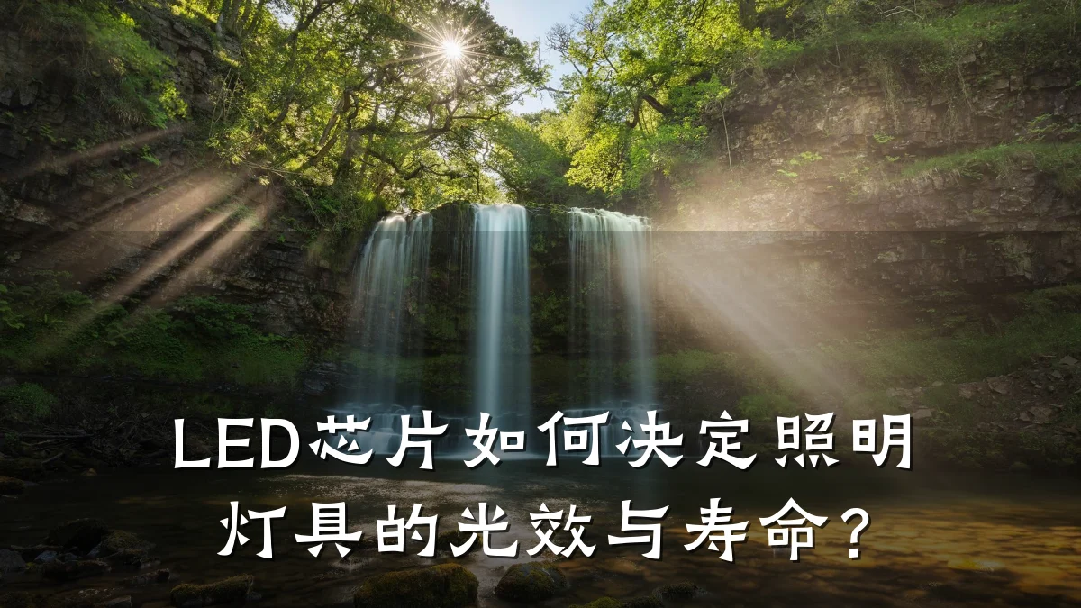 LED芯片如何决定照明灯具的光效与寿命?