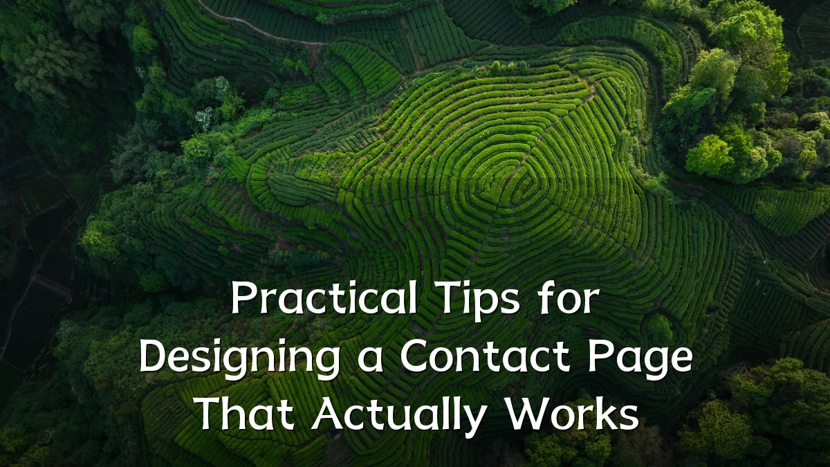 Practical Tips for Designing a Contact Page That Actually Works