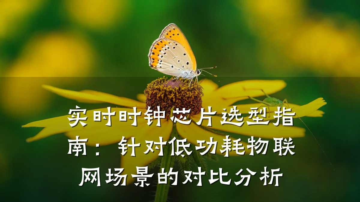 实时时钟芯片选型指南:针对低功耗物联网场景的对比分析
