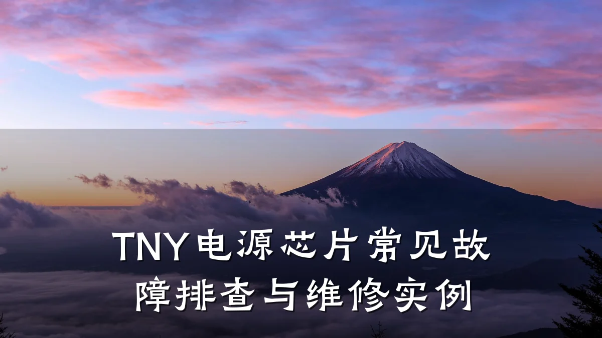 TNY电源芯片常见故障排查与维修实例