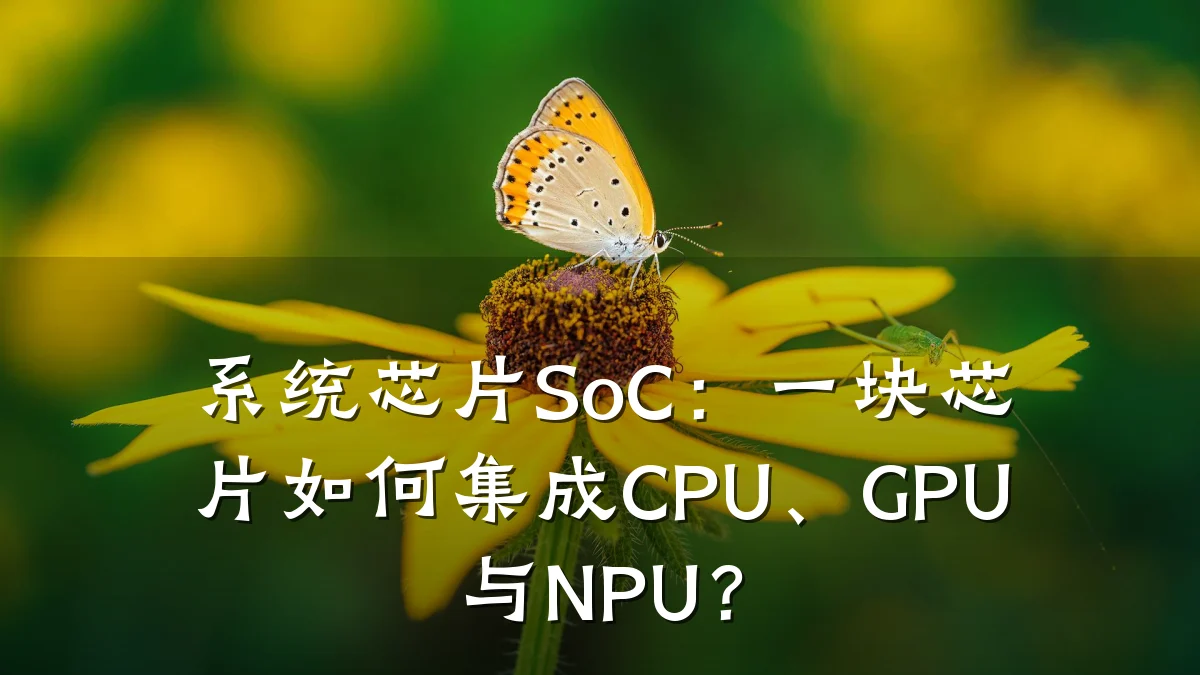 系统芯片SoC:一块芯片如何集成CPU、GPU与NPU?