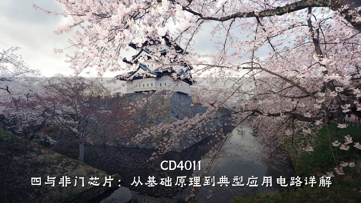 CD4011 四与非门芯片：从基础原理到典型应用电路详解