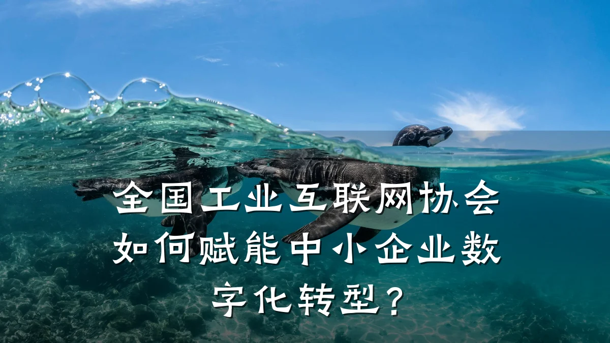 全国工业互联网协会如何赋能中小企业数字化转型?