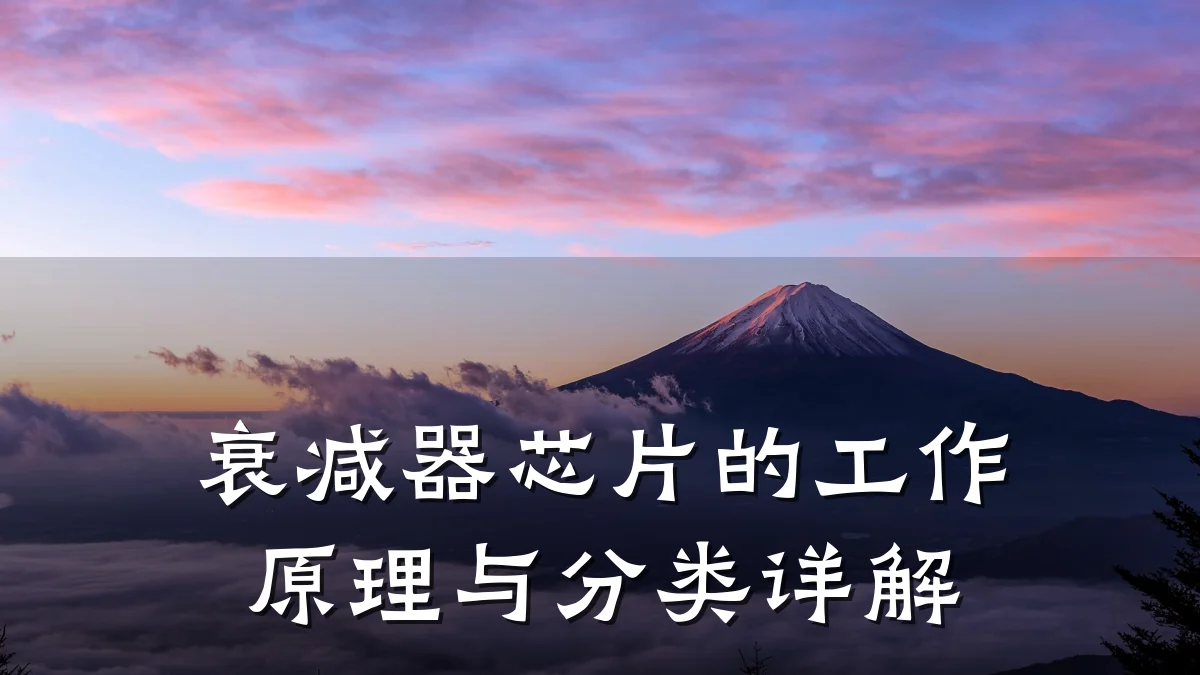 衰减器芯片的工作原理与分类详解