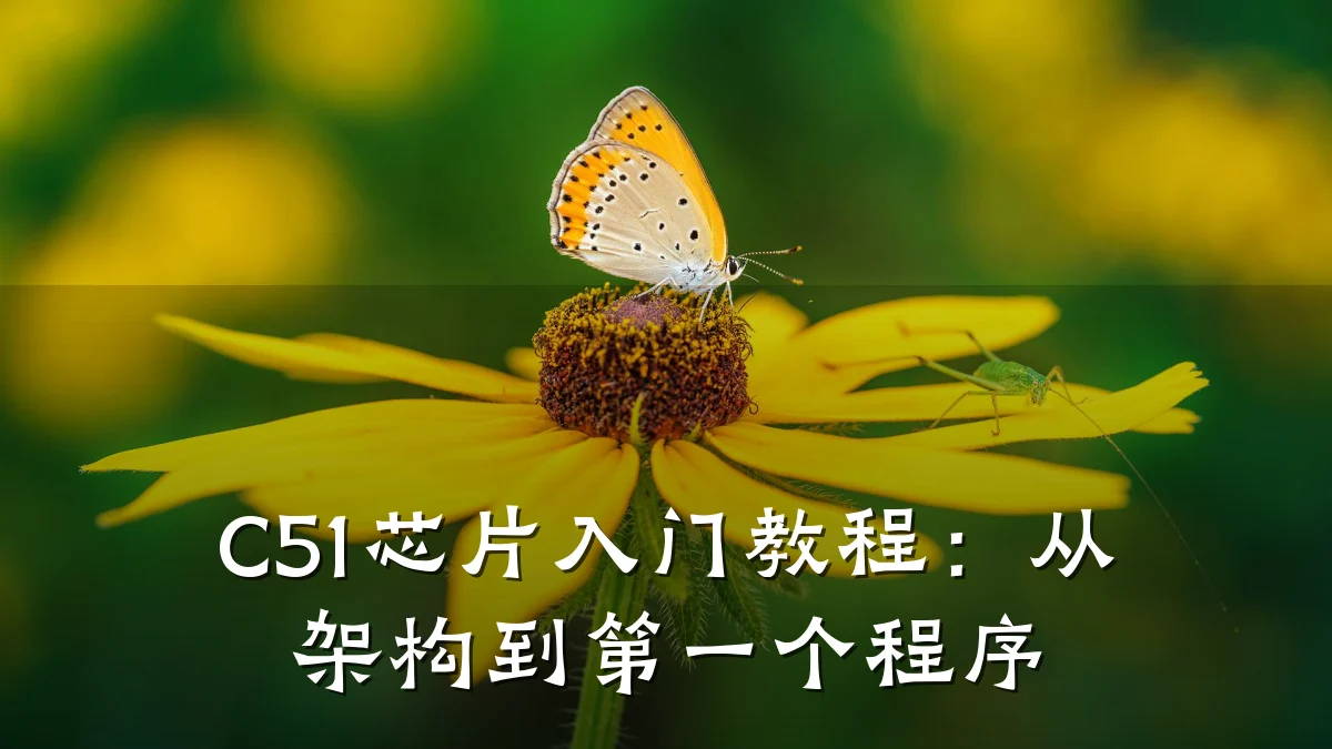 C51芯片入门教程:从架构到第一个程序