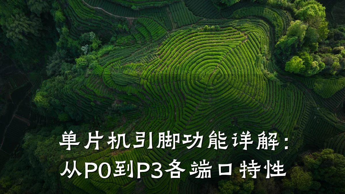 单片机引脚功能详解:从P0到P3各端口特性