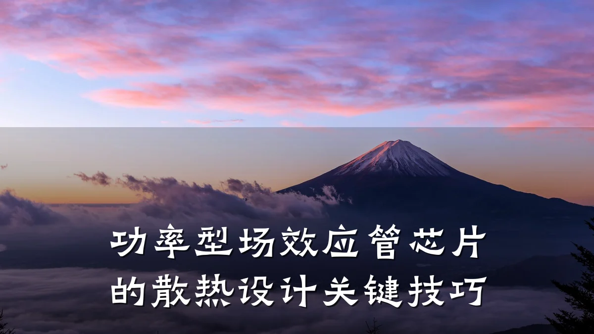 功率型场效应管芯片的散热设计关键技巧