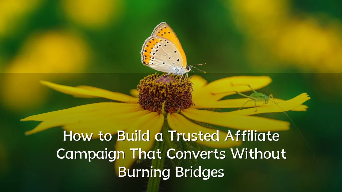How to Build a Trusted Affiliate Campaign That Converts Without Burning Bridges