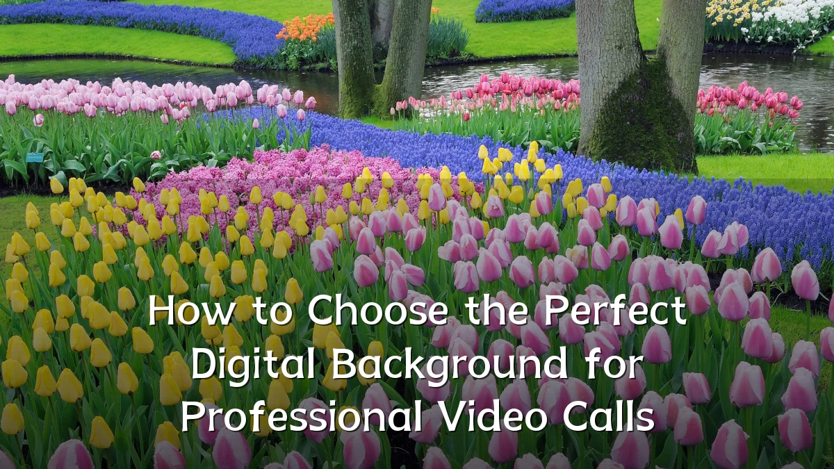 How to Choose the Perfect Digital Background for Professional Video Calls