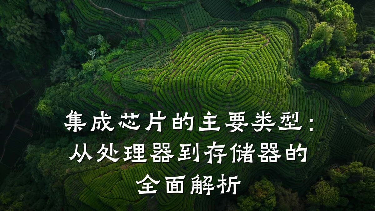 集成芯片的主要类型:从处理器到存储器的全面解析