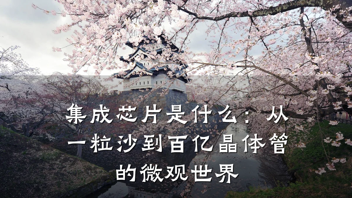 集成芯片是什么:从一粒沙到百亿晶体管的微观世界