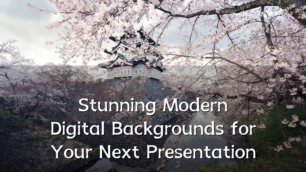 Stunning Modern Digital Backgrounds for Your Next Presentation